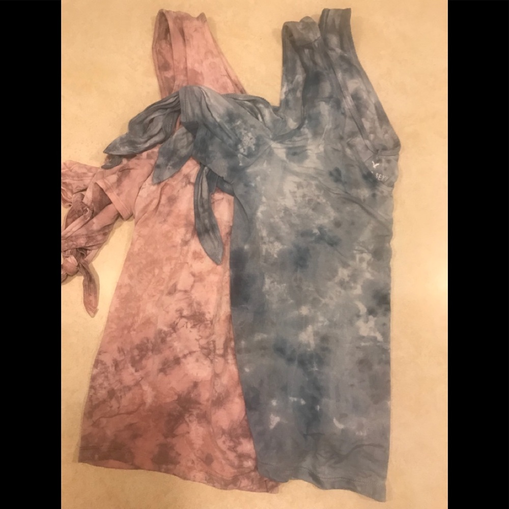 American Eagle: two cold shoulder tops.